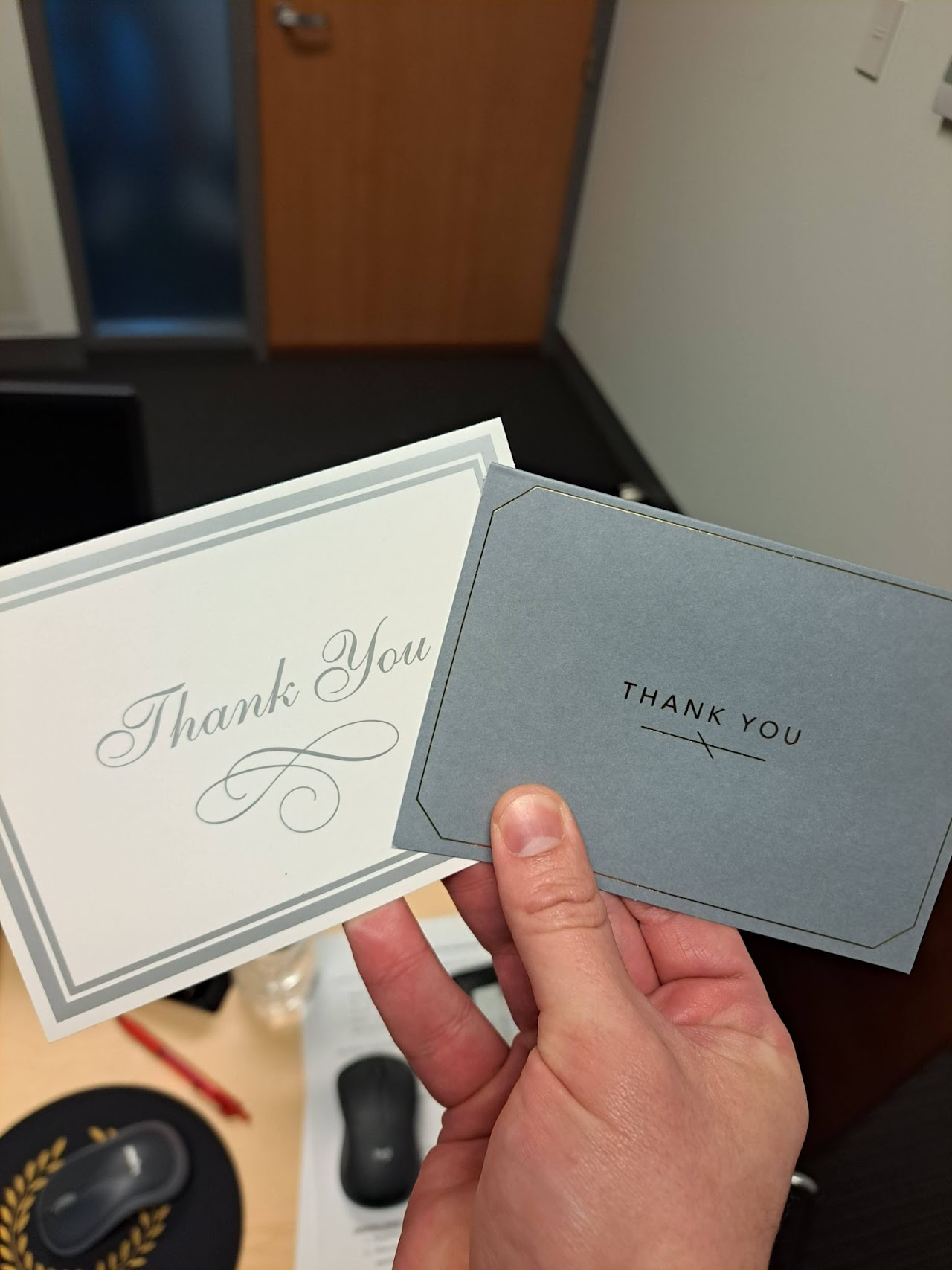 Student thank-you notes